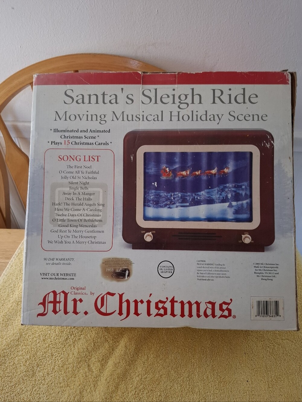 Mr. Christmas Santa's Sleigh Ride. New